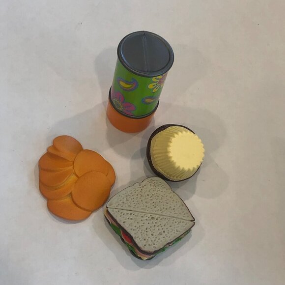 American Girl AG Julie Lunch Box Complete Thermos Sandwhich Food Flower Read - Picture 6 of 6